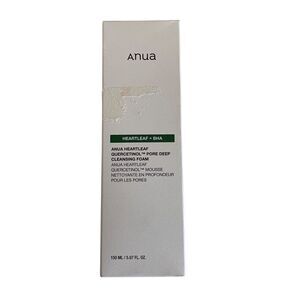 Anua HeartLeaf & Bha Quercetinol‎ Deep Pore Cleansing Foam  NEW 5.07 oz